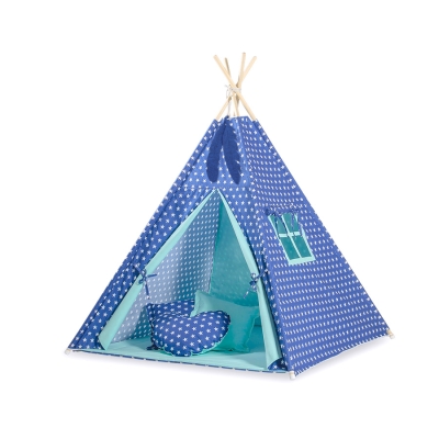 Tenda Teepee con Tappetino e Cuscini