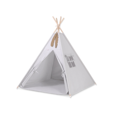 Tenda Teepee con Tappetino Grigio