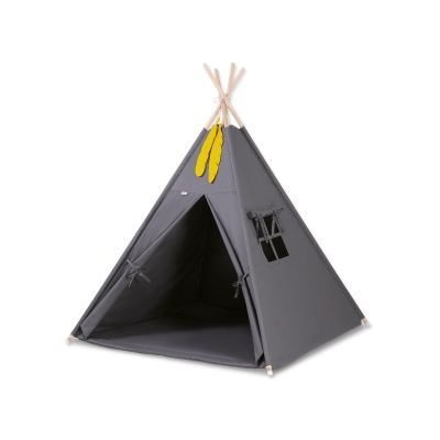 Tenda Wigwam per Bambino con Tappetino Antracite