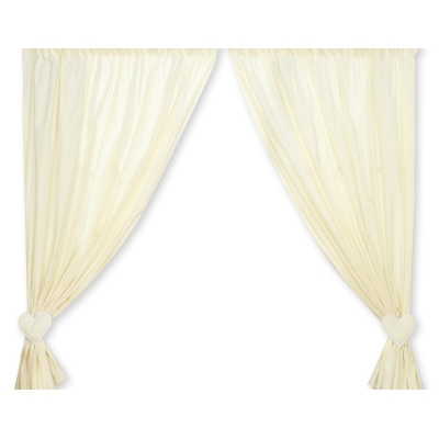 Tende per Cameretta Creme Cuori