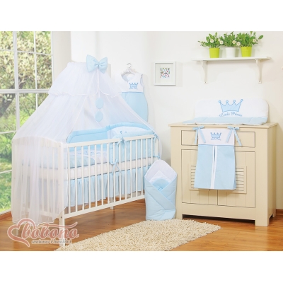 Zanzariera per Lettino Neonato Blu Chiffon Little Prince/Princess