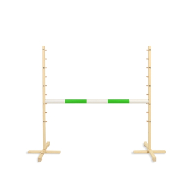 Ostacolo per Hobby Horse Cavallo con Bastone 120 cm Verde