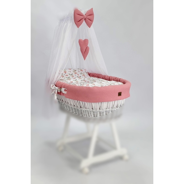 accessori per Culla neonato con ruote Rosa cipria