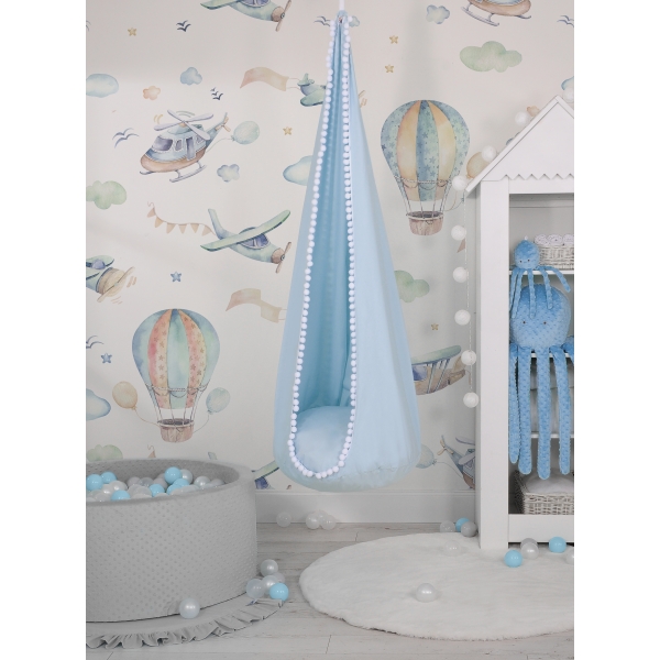 Amaca per Bambini Altalena Sospesa Blu