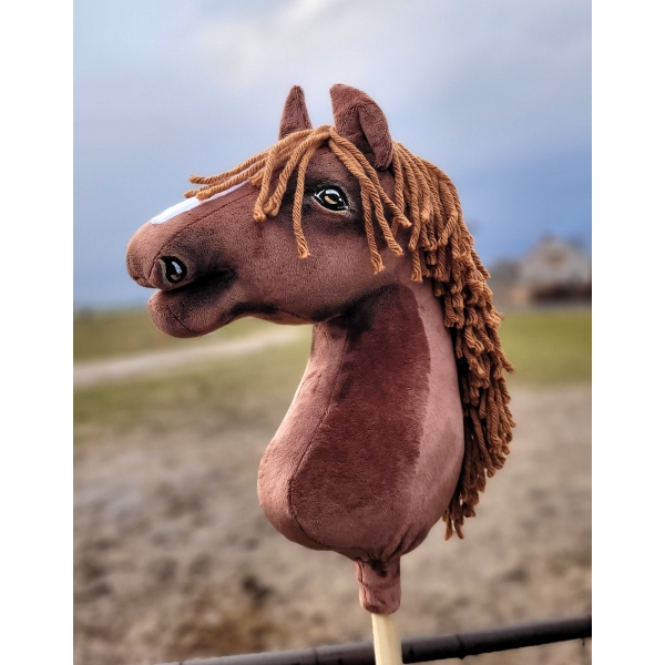 Cavallo Bastone Castano Scuro- Hobby Horse