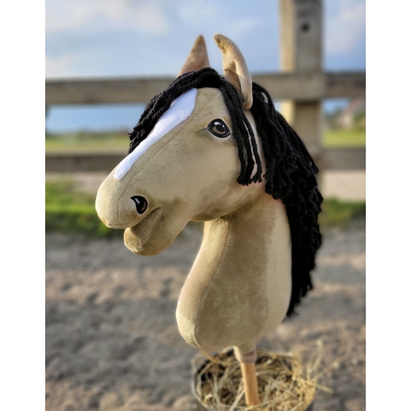 Cavallo con Bastone Dun - Hobby Horse