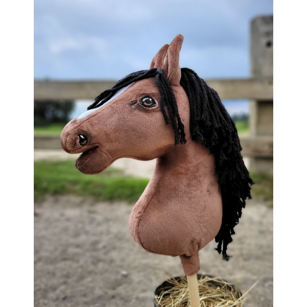 Cavallo Bastone Marrone Hobby Horse Premium