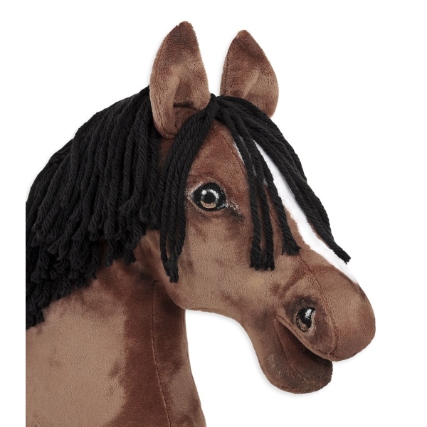 Cavallo Bastone Marrone Hobby Horse Premium