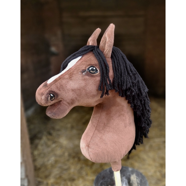 Cavallo Bastone Marrone Hobby Horse Premium