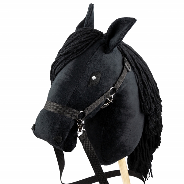 Cavallo Bastone Nero Accessori incluse