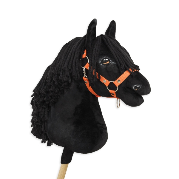 Cavallo con bastone con caveza nero