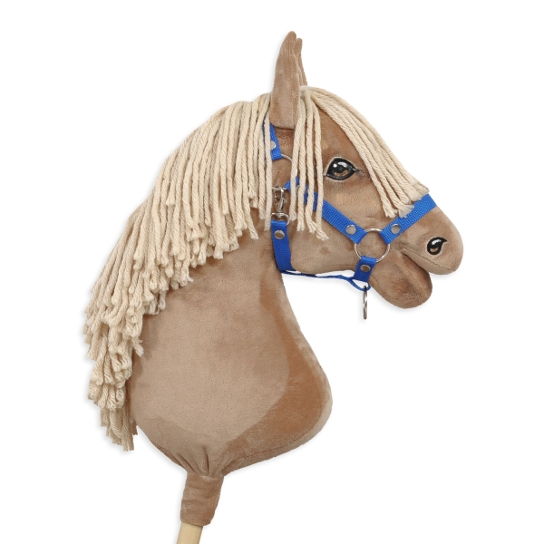 Cavezza Regolabile per Cavallo Bastone Blu