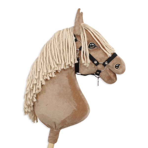 Cavezza Regolabile per Cavallo Bastone Nero