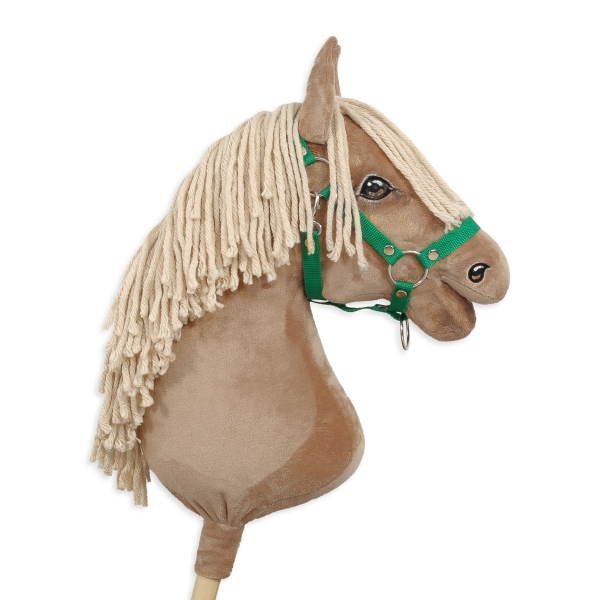 Cavezza Regolabile per Cavallo Bastone Verde