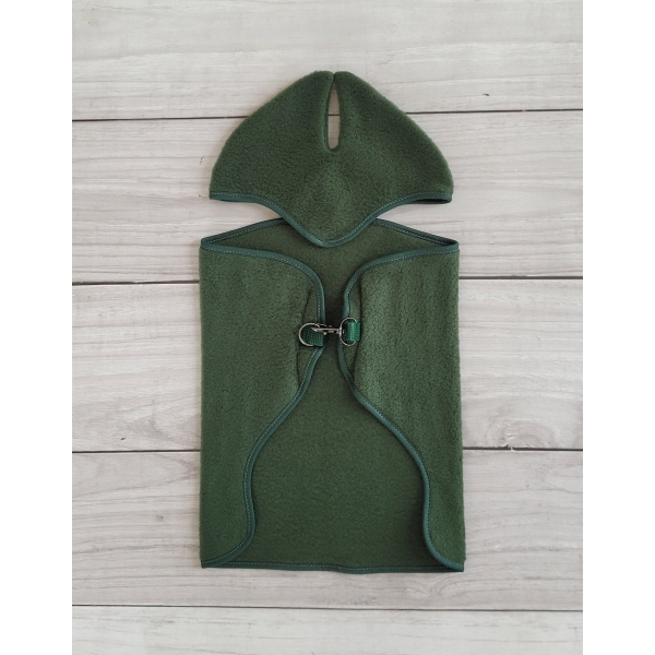 Coperta e Paraorecchie per Cavallo Bastone Cachi
