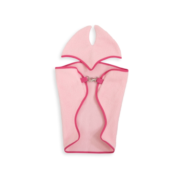 Coperta e Paraorecchie per Cavallo Bastone Rosa Chiaro