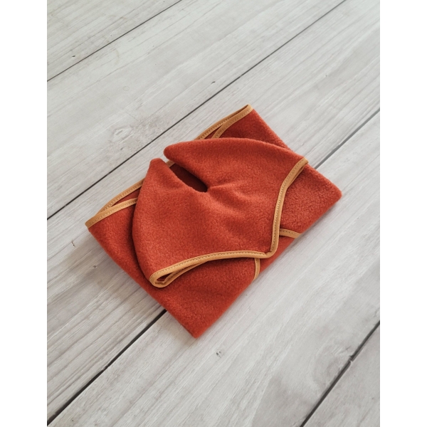 Coperta e Paraorecchie per Cavallo Bastone Zenzero