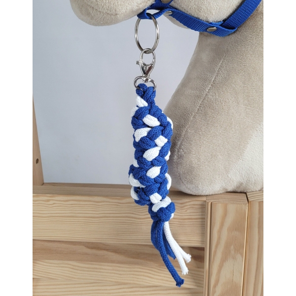Corda di Legatura Intrecciata Bianca Blu