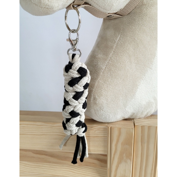 Corda di Legatura Intrecciata Nero Beige