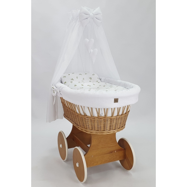 Culla in vimini per bambino