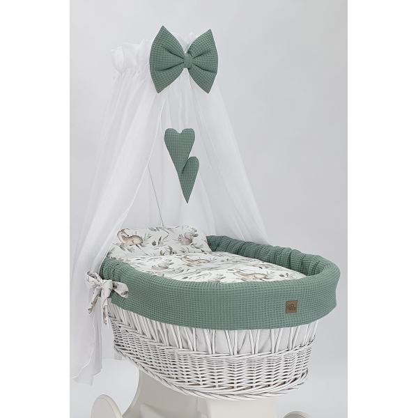 Culla vimini neonato completa