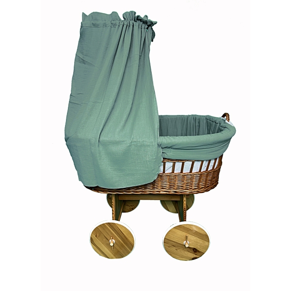 Dettaglio tessuto mussola di cotone khaki misura XL