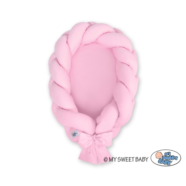 Antisoffoco Nido Imbottito Intrecciato Rosa