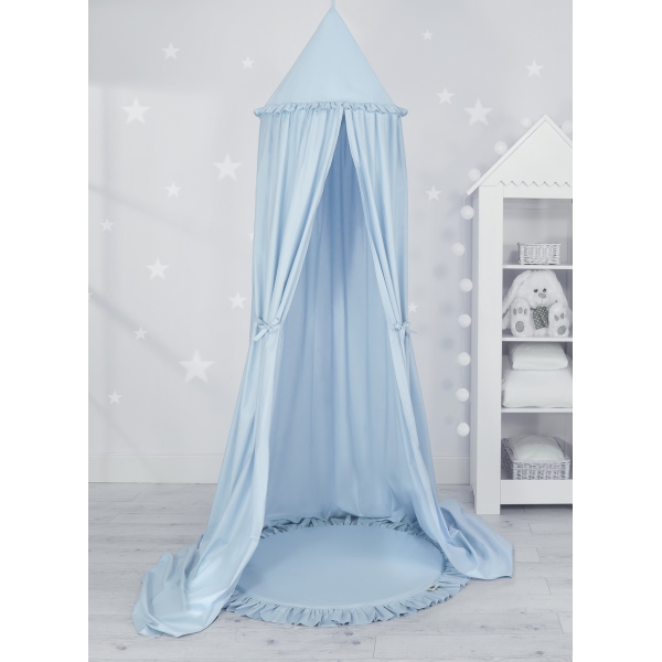 Baldacchino con Tappetino per Cameretta Dei Bambini Blu