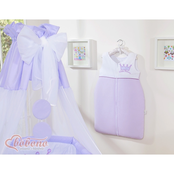 Baldacchino di Tulle per Lettinio Lilla Chiffon Little Prince/Princess