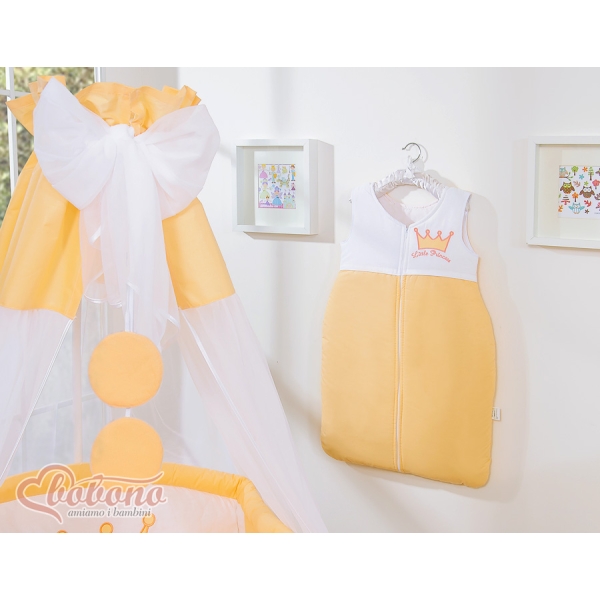 Baldacchino in Tulle per Lettino Chiffon Pesca Little Prince/Princess