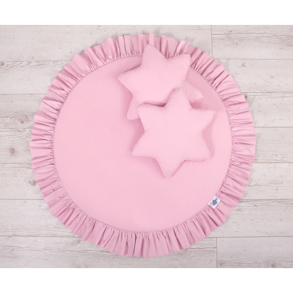 Baldacchino Lungo da Appenderenella con Tappetino e Cuscini Rosa