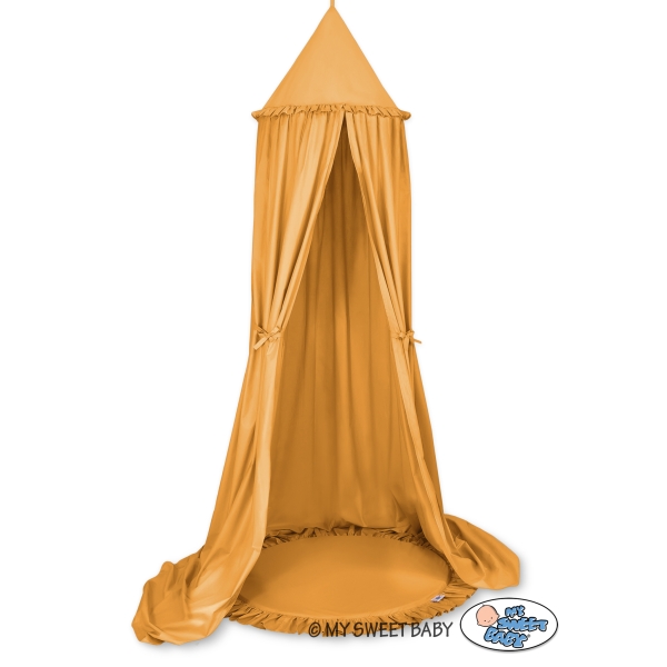 Baldacchino Lungo da Appenderenella con Tappetino Giallo Miele