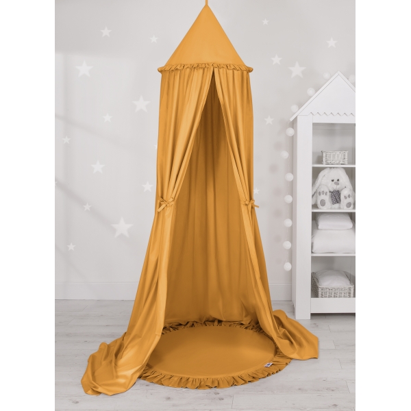 Baldacchino Lungo da Appenderenella con Tappetino Giallo Miele