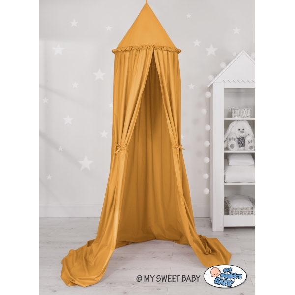 Baldacchino per Cameretta Dei Bambini Giallo Miele