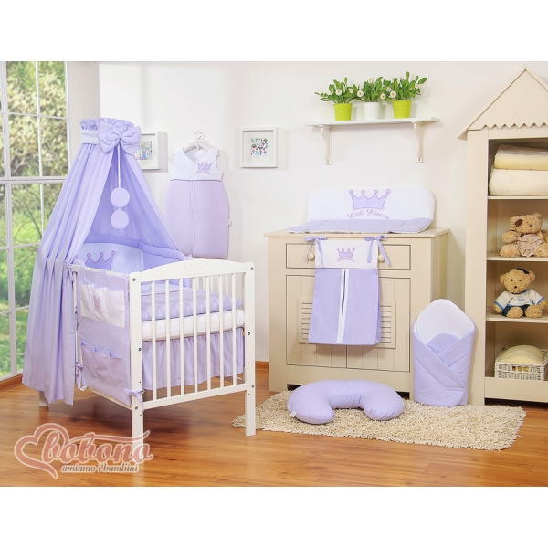 Baldacchino per Lettino e Culla Lilla Little Prince/Princess