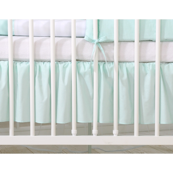 Balza Gonna per Lettino 70x140cm Menta Little Prince/Princess