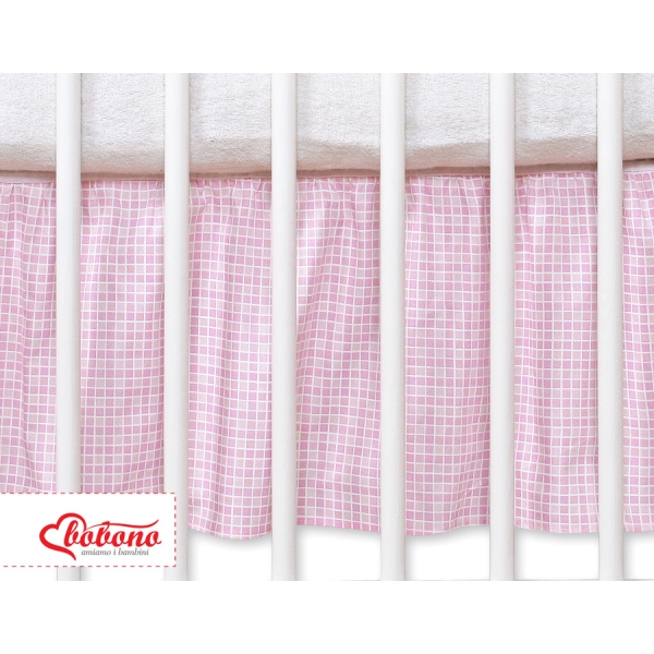 Balza per Lettino 60x120cm Rosa Cuori