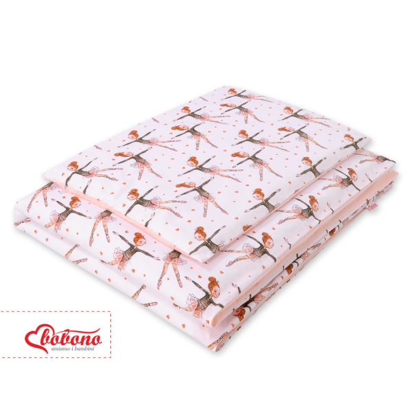 Biancheria Lettino 100x135cm Rosa Ballerine