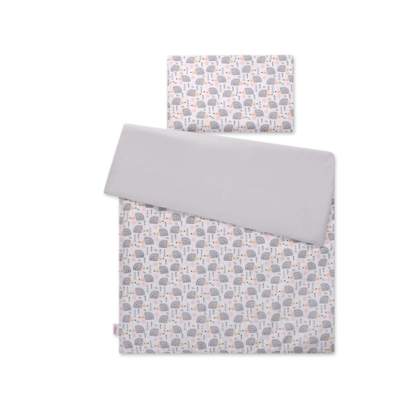 Biancheria Lettino 2 parti - 100x135cm - Mini Grigio Riccio