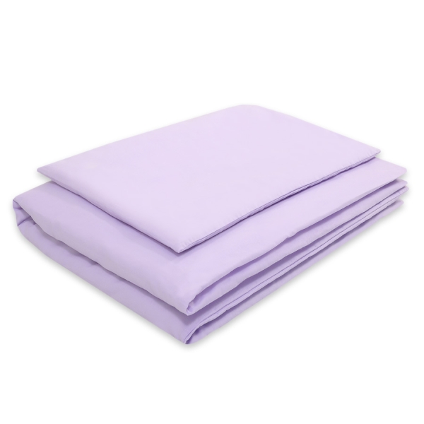 Set Lenzuola per lettino neonato 60x120 cm Lilla