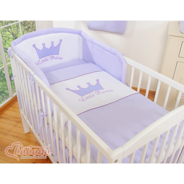 Biancheria Letto 3 parti Paracolpi Lilla Little Prince/Princess