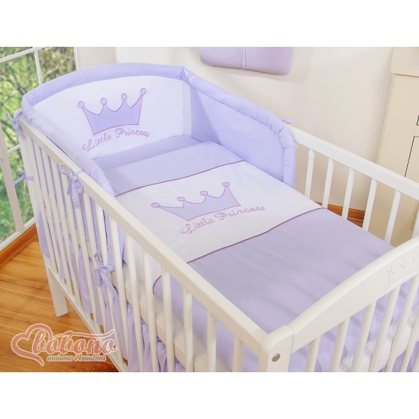 Biancheria Letto 3 parti Paracolpi Lilla Little Prince/Princess