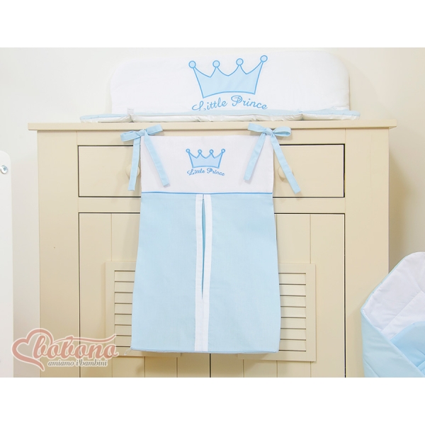 Borsa per Pannolini per Lettino Bambini Blu Little Prince/Princess