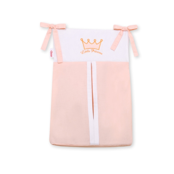 Borsa Portaoggetti Pannolini per Lettino Rosa Cipria Little Prince/Princess