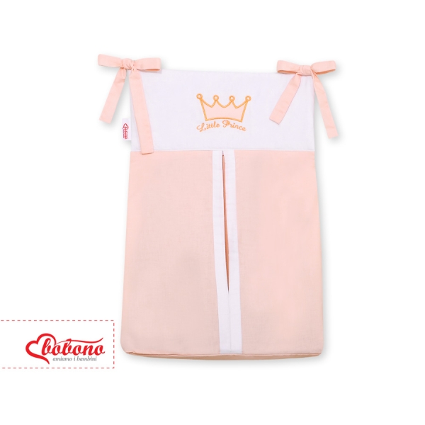 Borsa Portaoggetti Pannolini per Lettino Rosa Cipria Little Prince/Princess