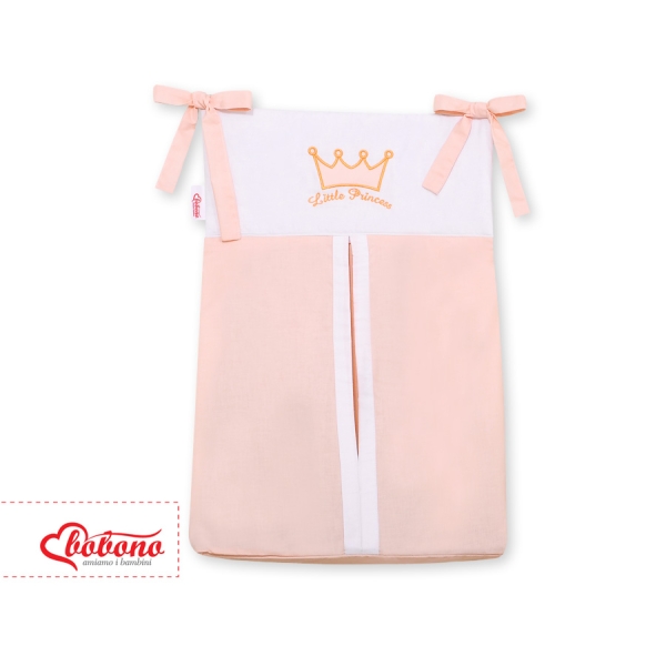 Borsa Portaoggetti Pannolini per Lettino Rosa Cipria Little Prince/Princess