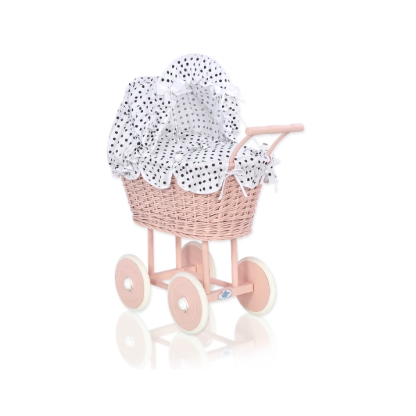 Carrozzina per bambole in Vimini