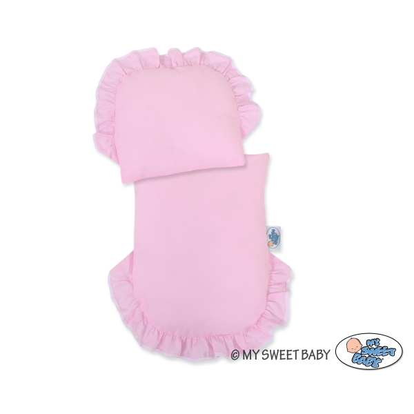 Carrozzina in Vimini Vintage Bambole Rosa