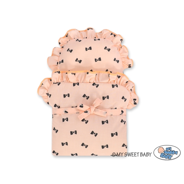 Carrozzina per Bambole Rattan Grigio Fiocchetti