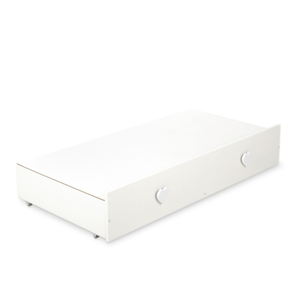 Cassetto con Coperchio per Lettino 60x120cm Maxi Cuori